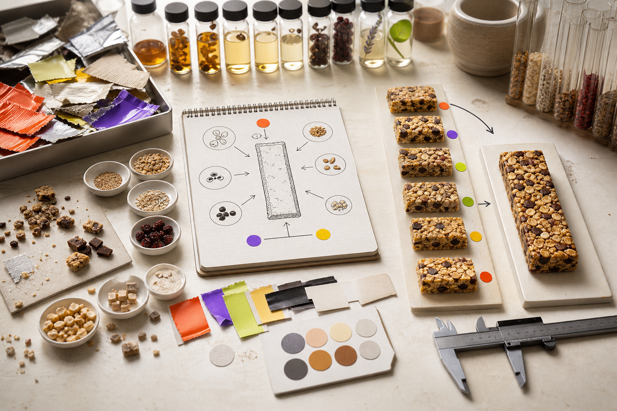 Food memories and archival fragments translated into prototype specifications