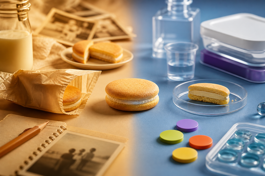 Nostalgic product memory contrasted with present-day demand evidence